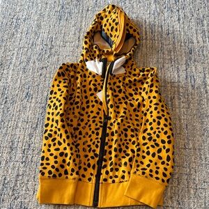 Stella McCartney Kids Vibrant Yellow Hoodie with Black Spots size 6 new with tag